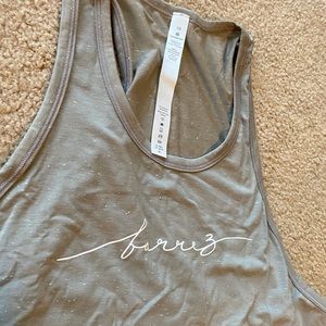 Lululemon - barre3 Goal Up tank top - size 10